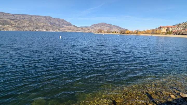 Kelowna and Okanagan Lake, British Columbia