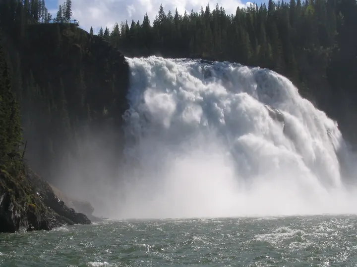 Kinuseo Falls, Tumbler Ridge, British Columbia